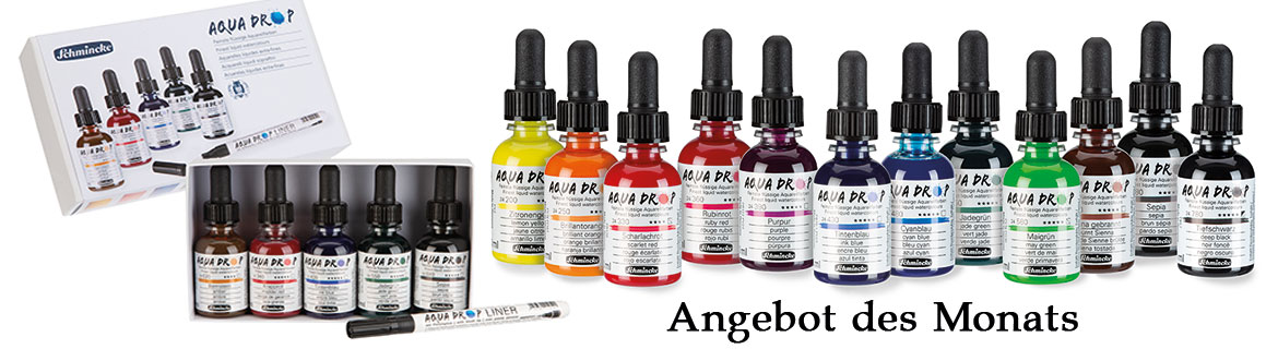 Schmincke Aqua Drop im Mai besonders günstig