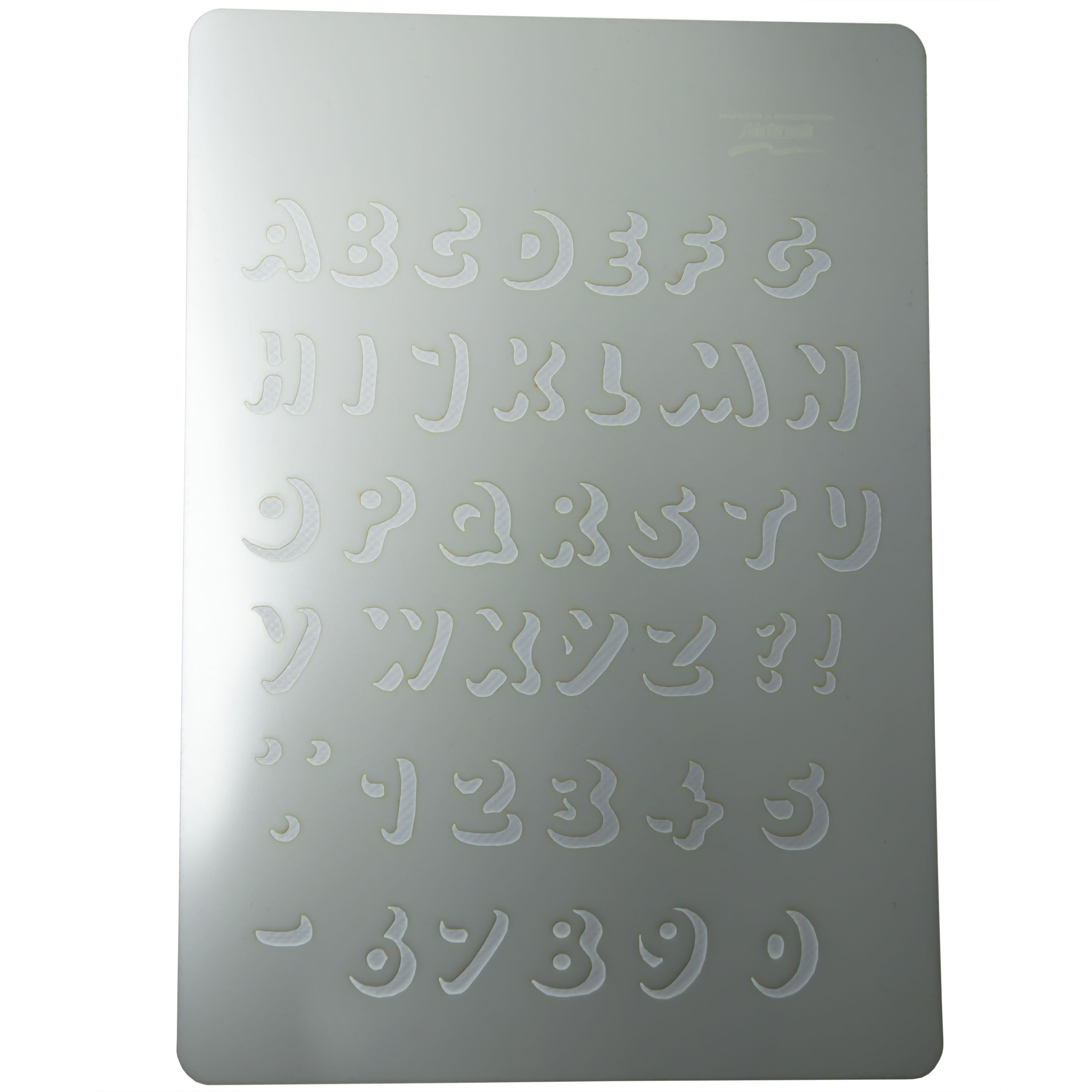 Airbrush Stencil Letters Schablone Buchstaben 410124 Harder und