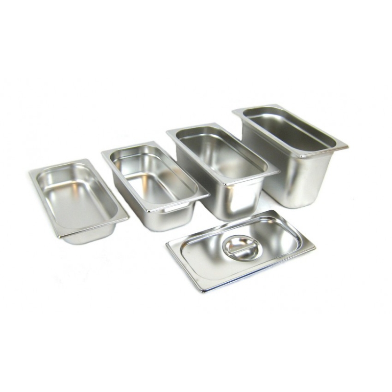 GN 1/1 Deckel Abdeckung für GN-Behälter mit Fallgriff Edelstahl