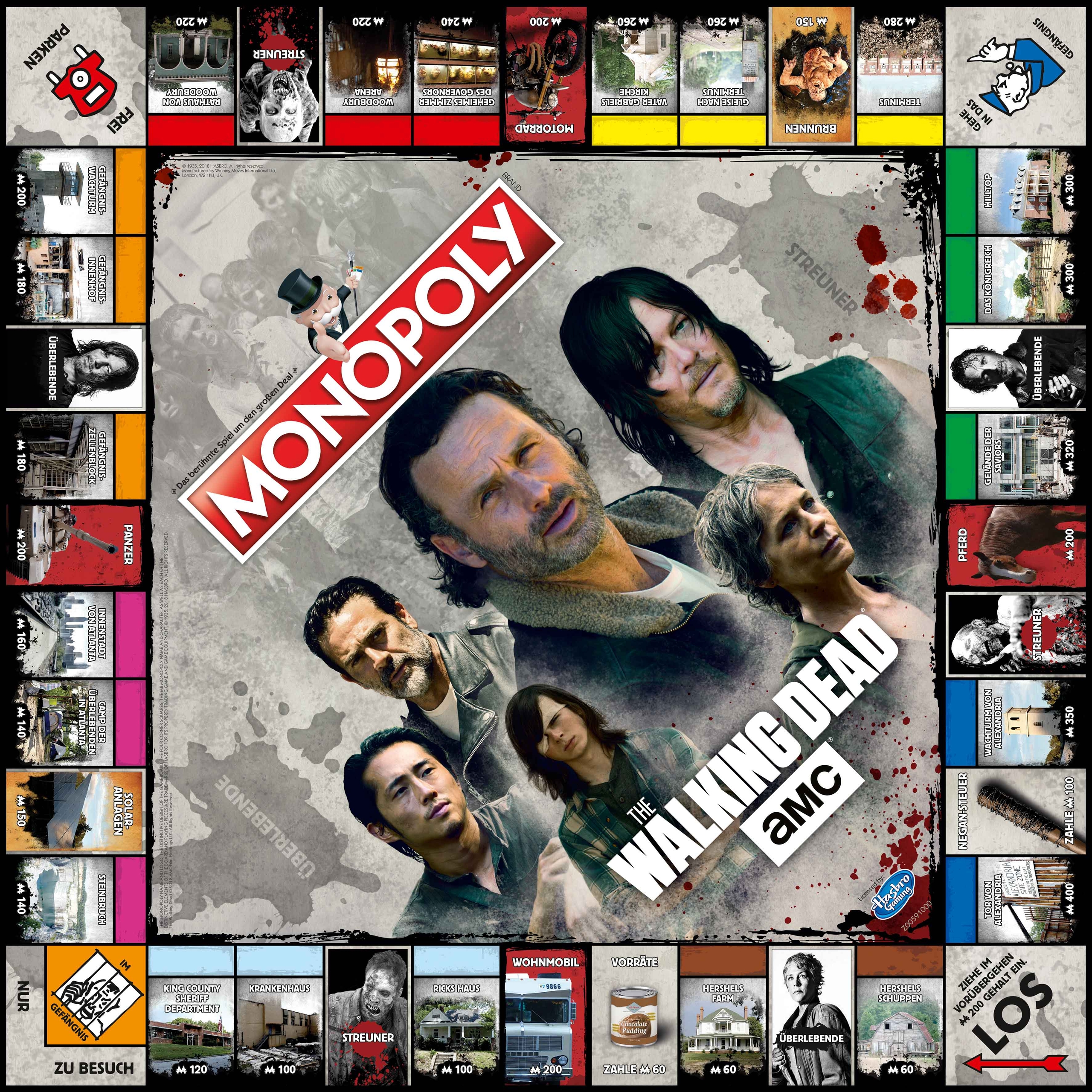 The Walking Dead Monopoly Deutsch The Walking Dead Monopoly Deutsch