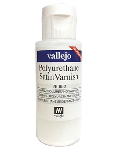 Vallejo Satin Acrylic Polyurethane 200ml Varnish 27652
