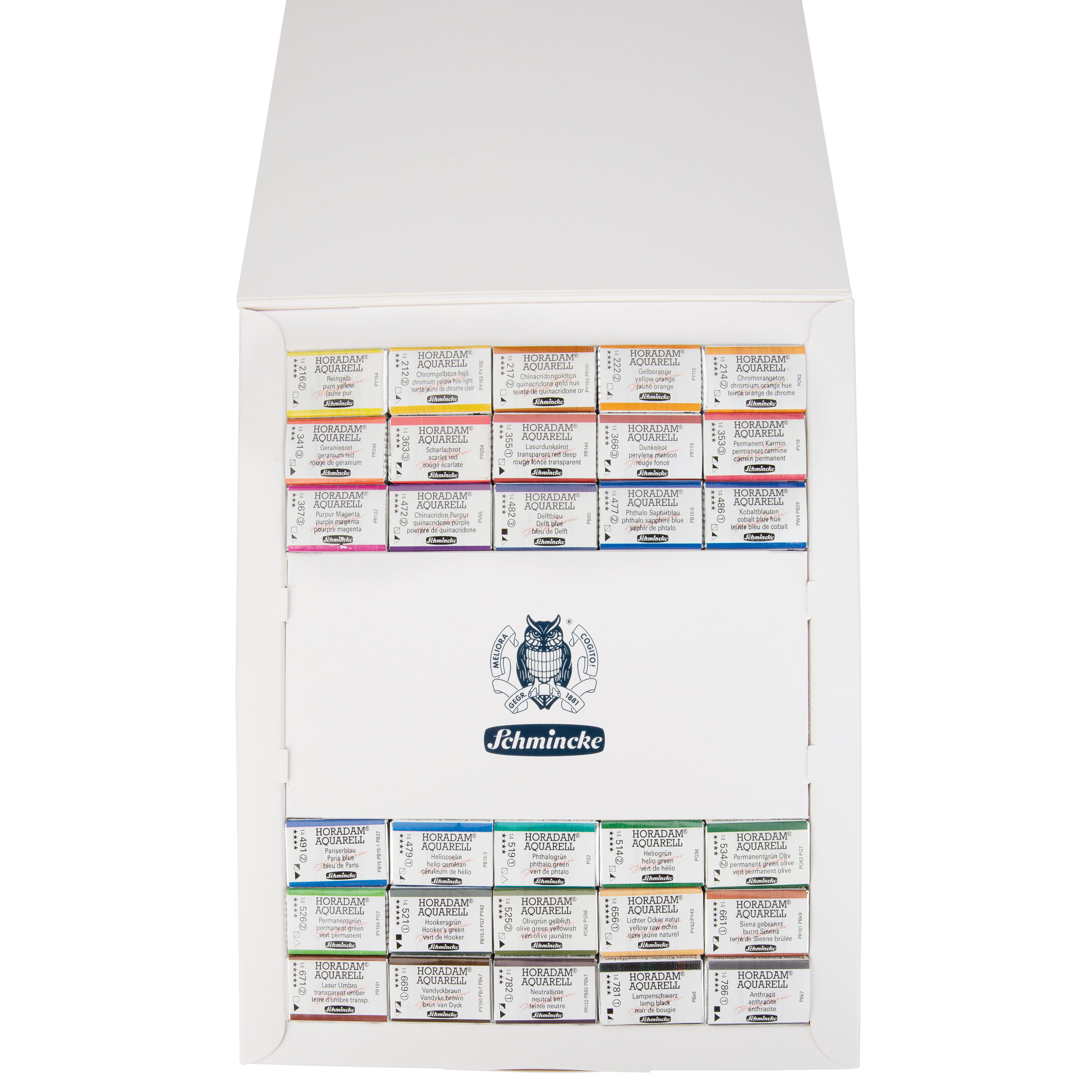 Schmincke Horadam Aquarell Kartonset 30 x 1/1 Näpfchen 74 820 097 | eBay